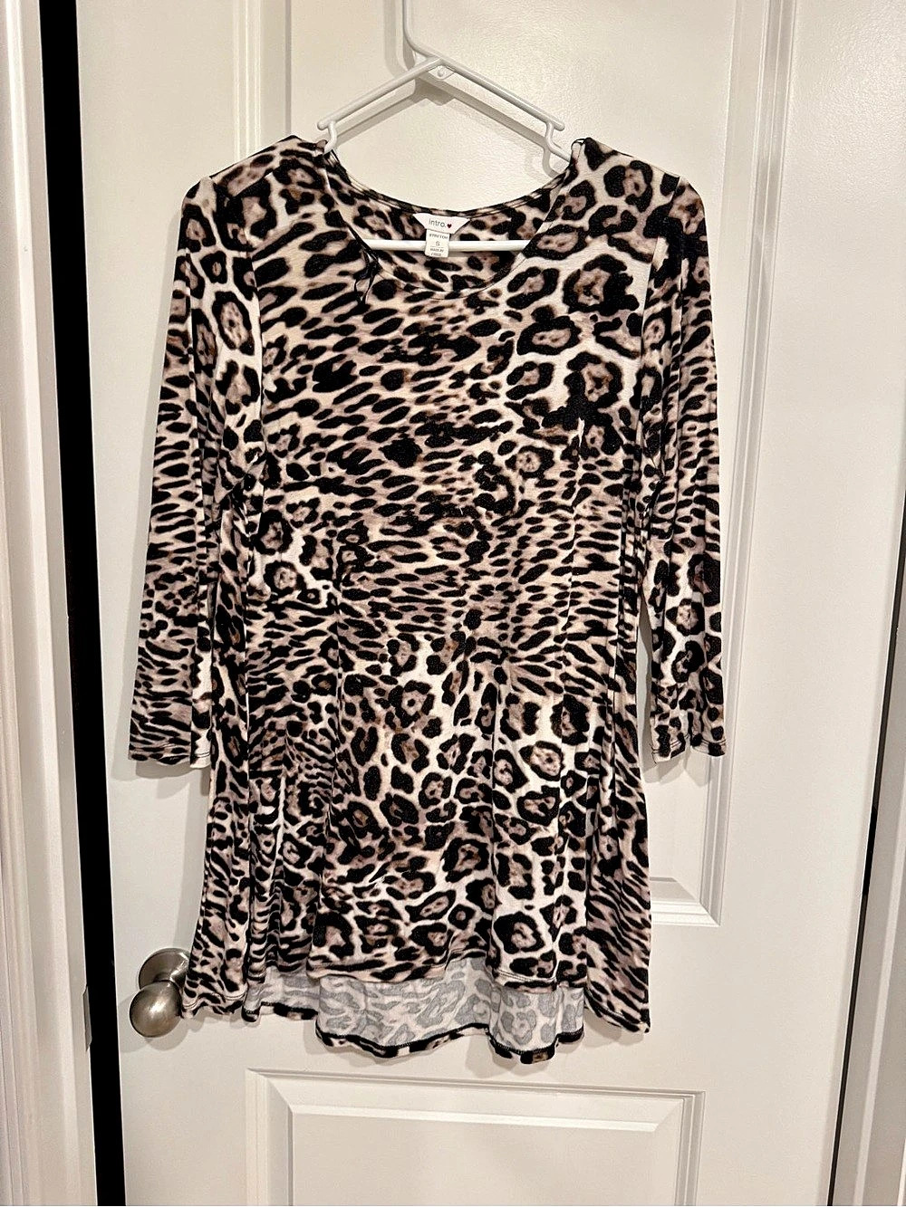 Intro Animal Print Mini Dress Size Small Like New